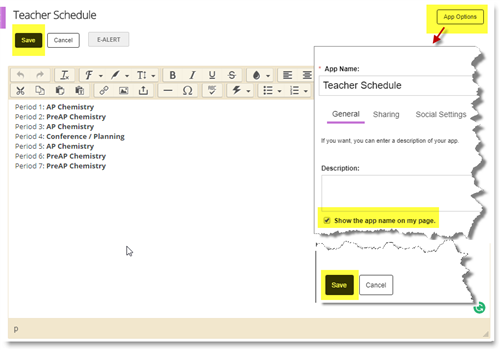 Screenshot depicting steps 1 thru 6.  